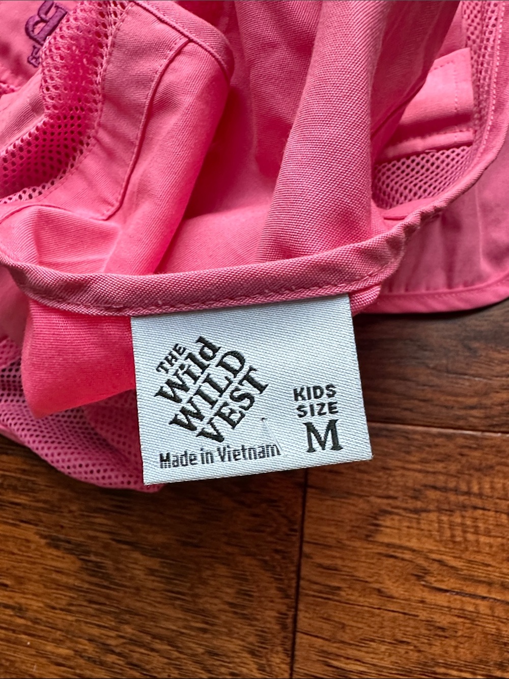 Pink Junior Ranger Mesh Utility Vest - Picture 3 of 3